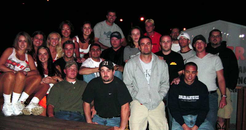 Fighters at dinner(Hooters)